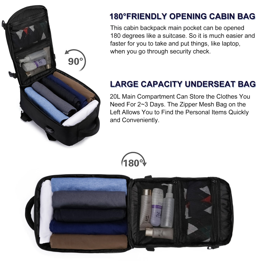 The Zyphron™ Elite Backpack by Camel Mountain –  35L, Fits Up To 16" Laptop