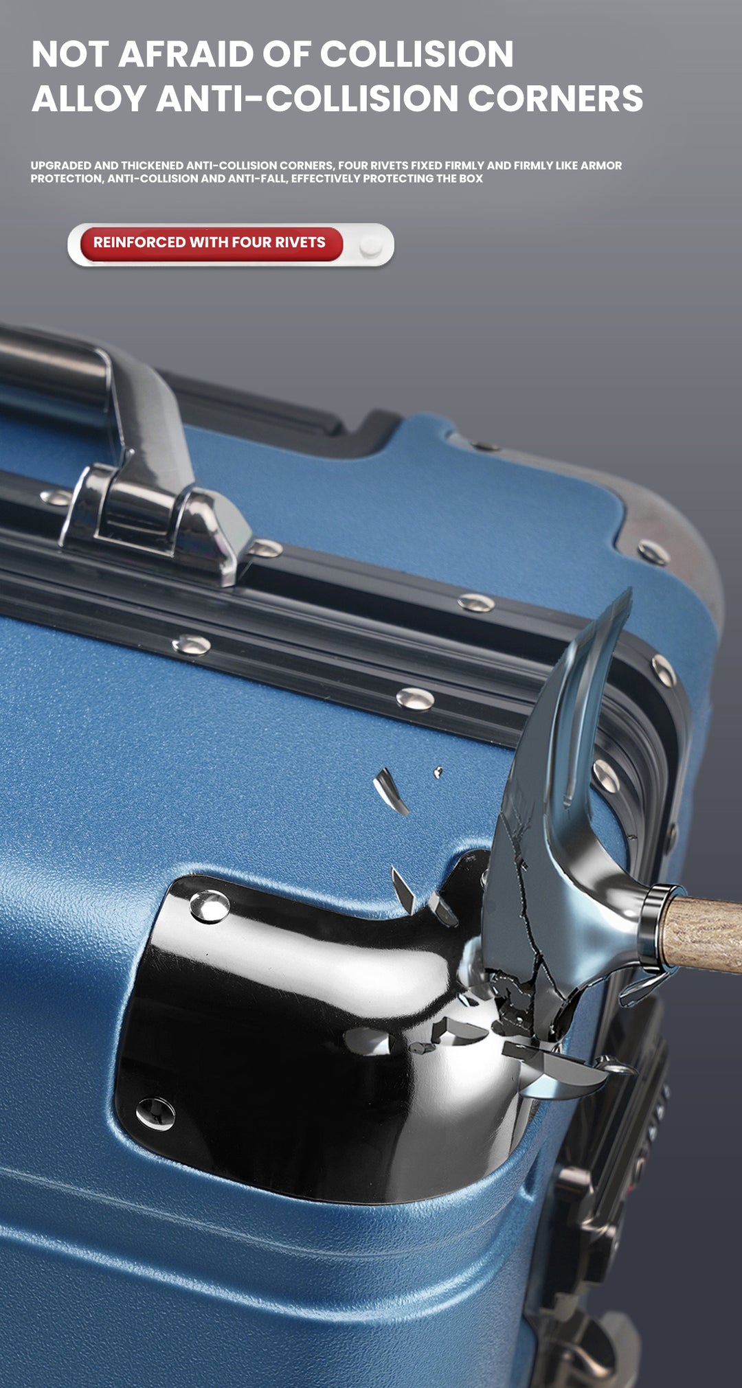The Draynor™ Luxe Suitcase by Camel Mountain – Available in 20", 22", 24", and 26"