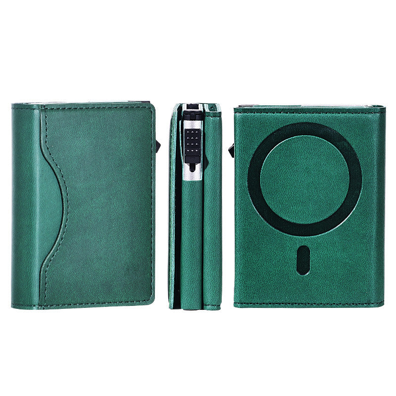 The Vaelix™ Prime Wallet by Camel Mountain – RFID Leather Magnetic Wallet