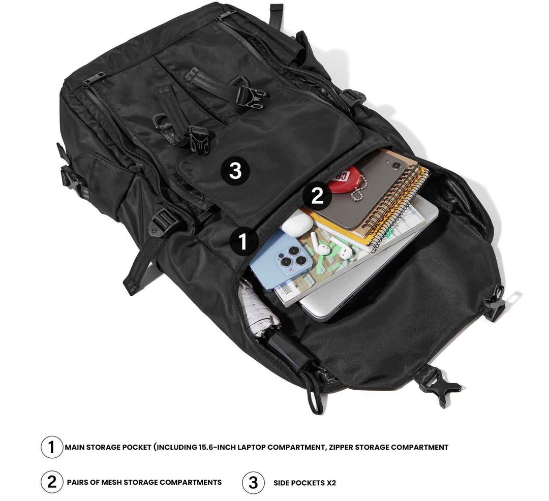 The Cyris™ Prestige Backpack by Camel Mountain – 35L, Fits 15.6" Laptop