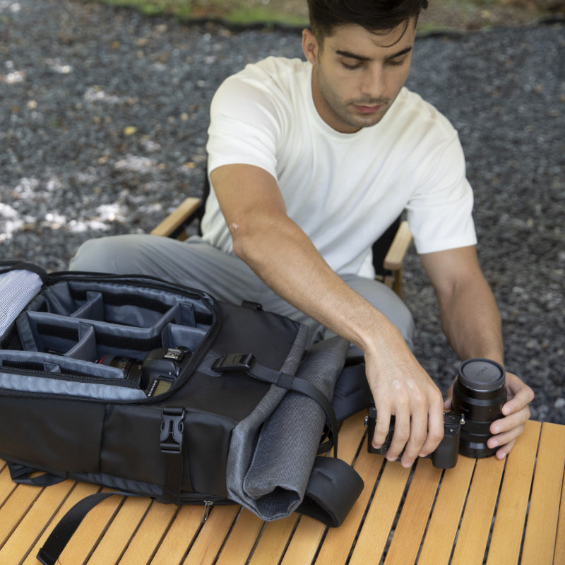 The Veraxil™ Luxe Backpack by Camel Mountain – 30L, Fits 16" Laptop