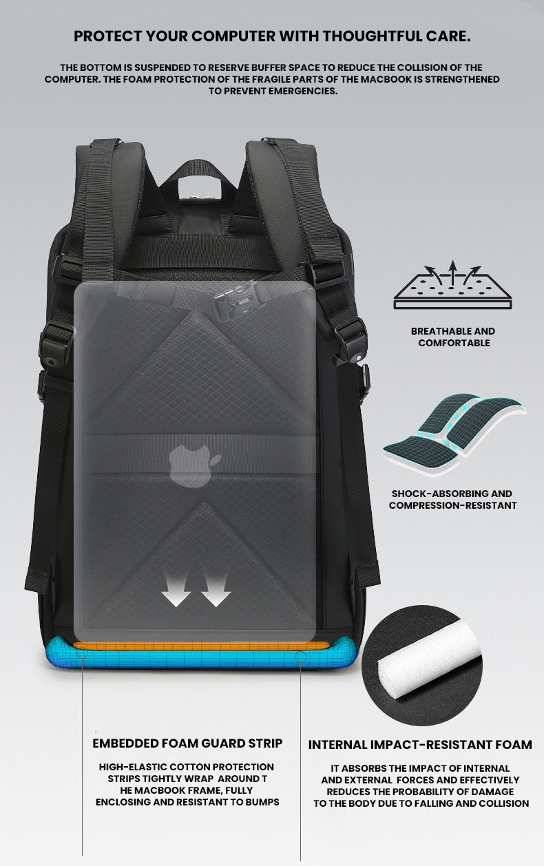 The Axonir™ Elite Backpack by Camel Mountain – 35L, Fits 16" Laptop