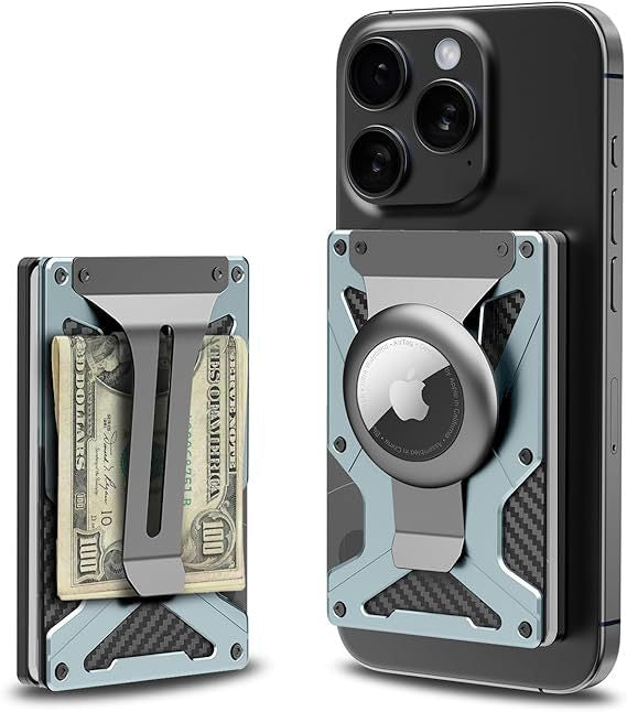 The Zayliron™ ProX Wallet by Camel Mountain – 0.08L, Ultra-Slim Magnetic Metal Wallet