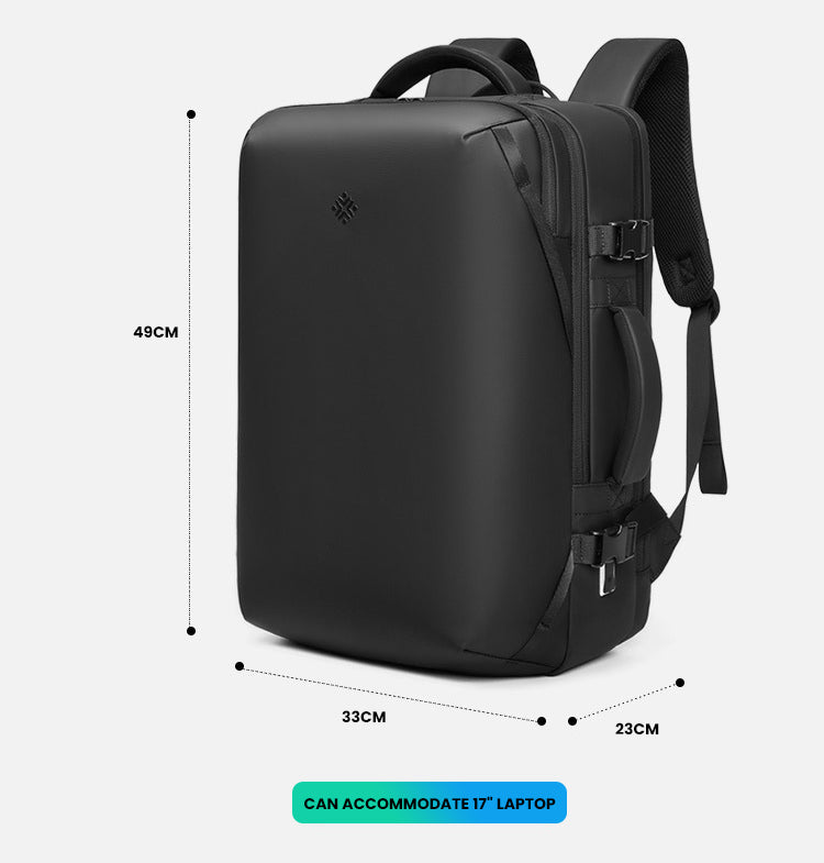 The Kryton™ Max Quantum Backpack by Camel Mountain - 55L, Fits Up to 17" Laptop