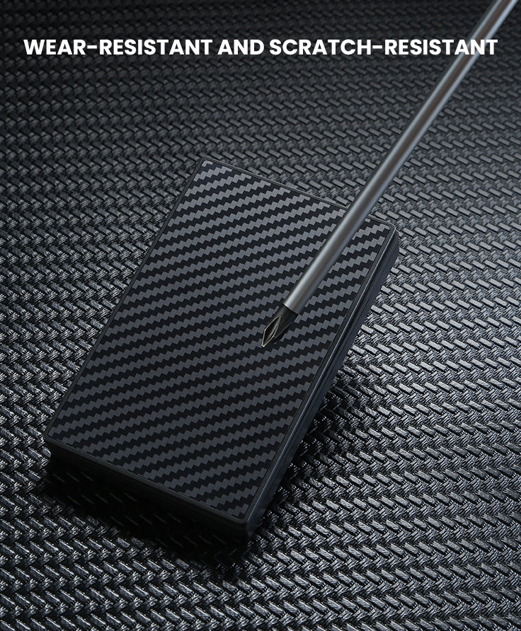 The Qyros™ Platinum Wallet by Camel Mountain – 0.09L, Slim RFID-Blocking Card Holder