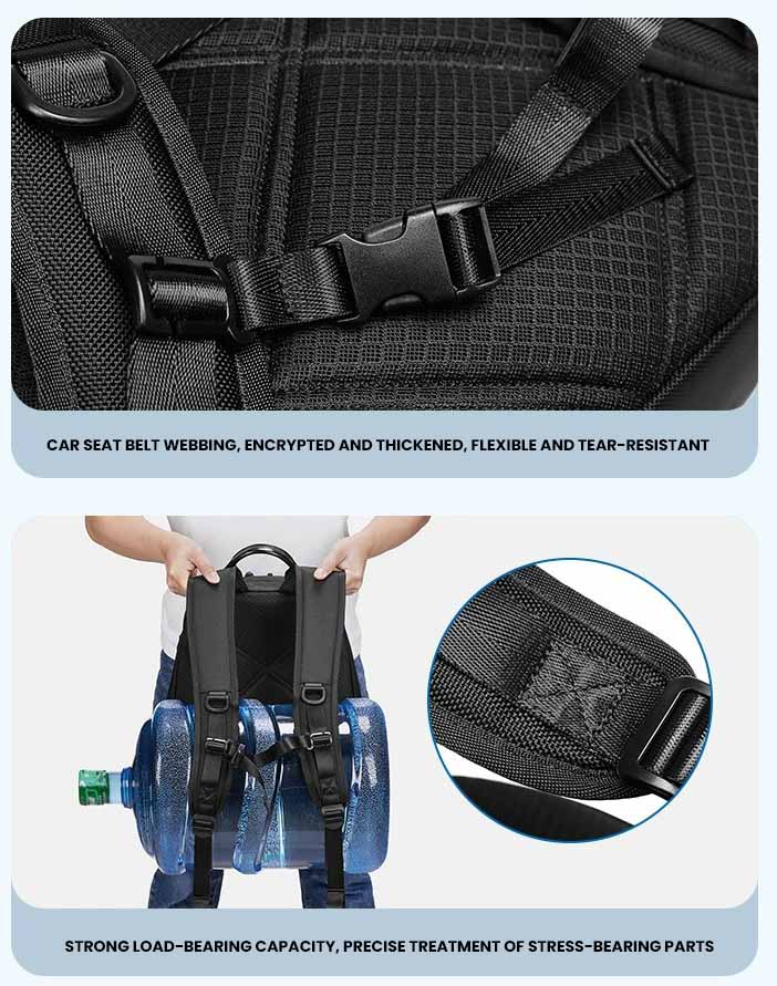 The Zorion™ Edge Backpack by Camel Mountain – 35L, Fits Up to 14" Laptop