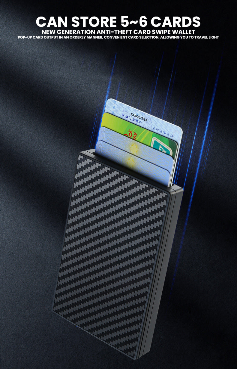 The Qyros™ Platinum Wallet by Camel Mountain – 0.09L, Slim RFID-Blocking Card Holder