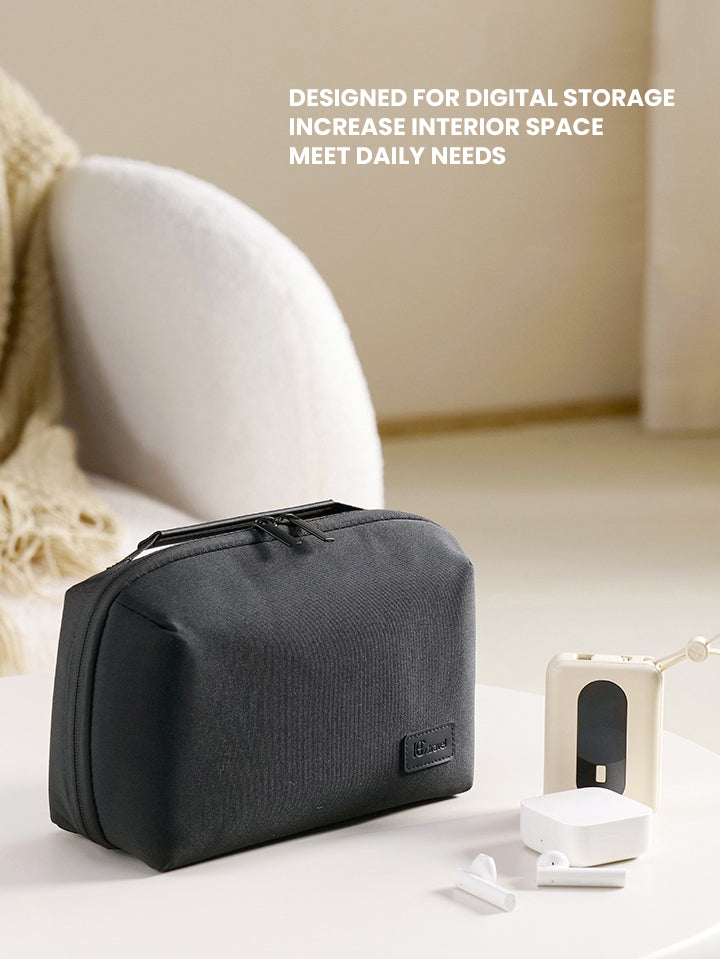 The Nytharion™ Plus Digital Storage Bag by Camel Mountain – 2L, Compact Tech Organizer