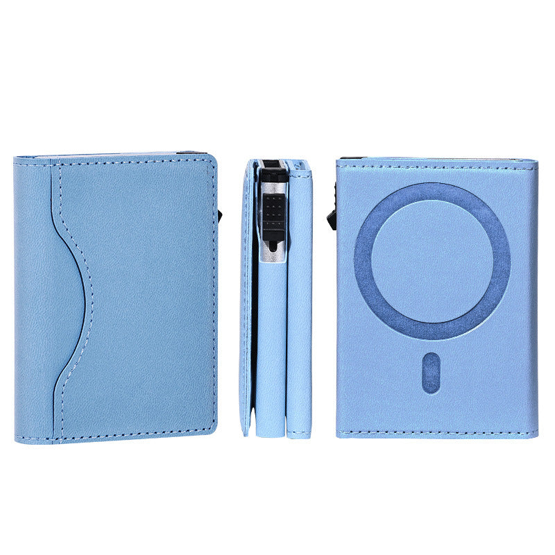 The Vaelix™ Prime Wallet by Camel Mountain – RFID Leather Magnetic Wallet