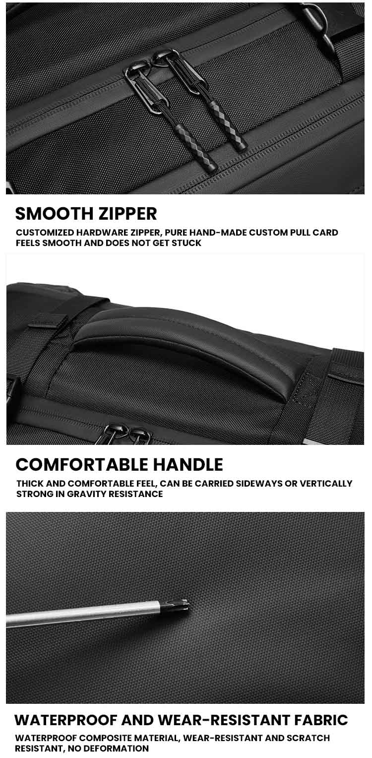The Quanta™ ProX Vacuum Backpack by Camel Mountain – 35L, Fits Up to 16" Laptop