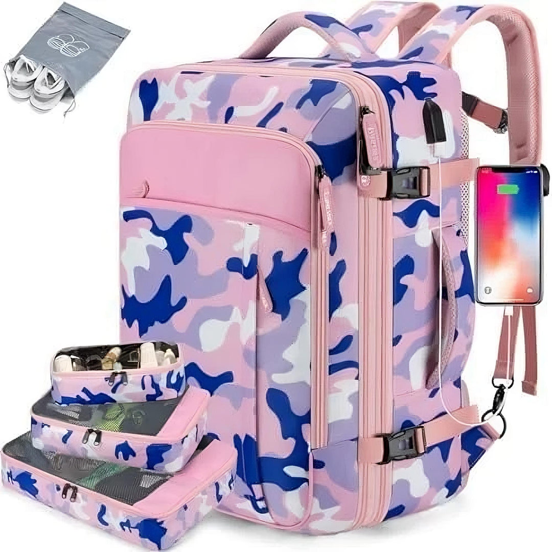 The Solenor™ Advanced Backpack by Camel Mountain – 40L, Fits Up To 17" Laptop