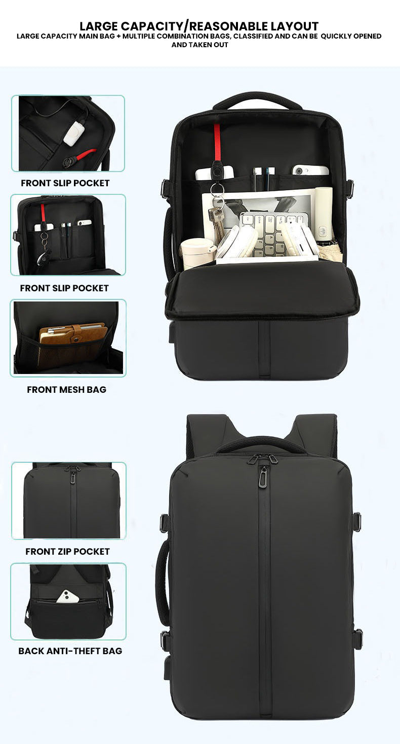 The Ytrion™ Advanced Vacuum Backpack by Camel Mountain –  45L, Fits Up To 16" Laptop