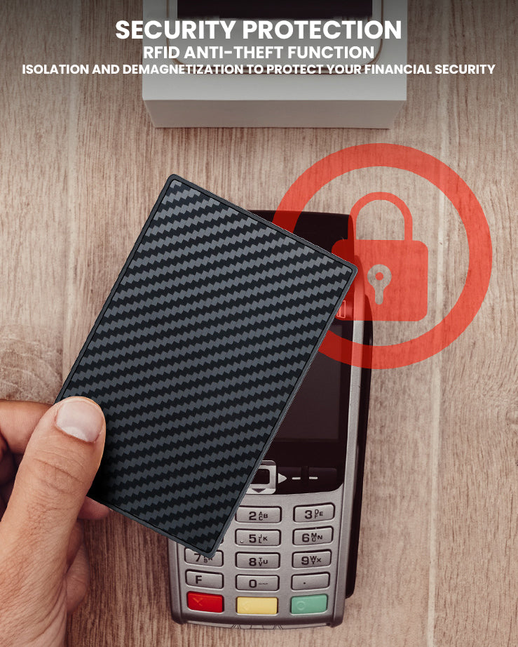 The Qyros™ Platinum Wallet by Camel Mountain – 0.09L, Slim RFID-Blocking Card Holder