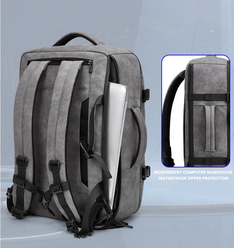 The Auronis™ Plus Backpack by Camel Mountain – 35L, Fits Up to 17" Laptop