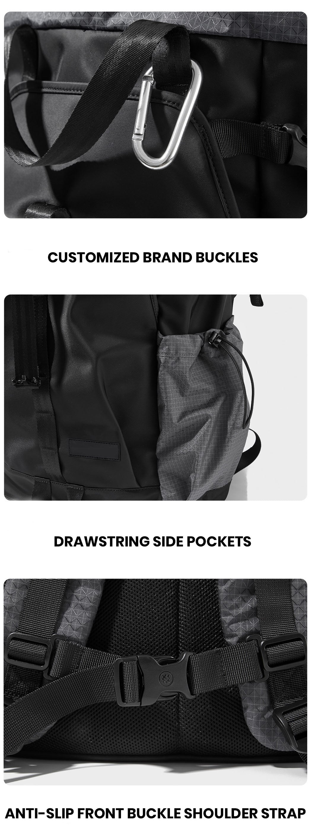 The Zolara™ Plus Backpack – Fits Up to 16" laptop and 35L by Camel Mountain