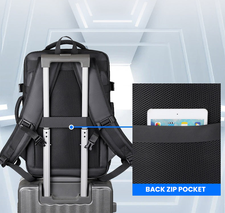 The Valtrex™ ProX Backpack by Camel Mountain –  35L, Fits Up To 16" Laptop