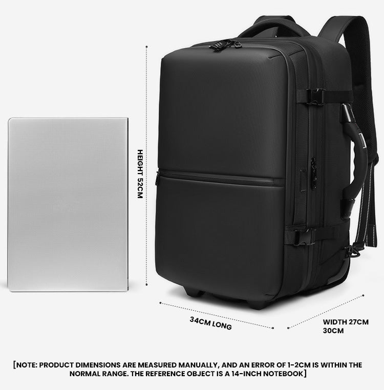 The Nexa™ Turbo Vacuum Backpack by Camel Mountain – 55L, Fits Up To 17" Laptop