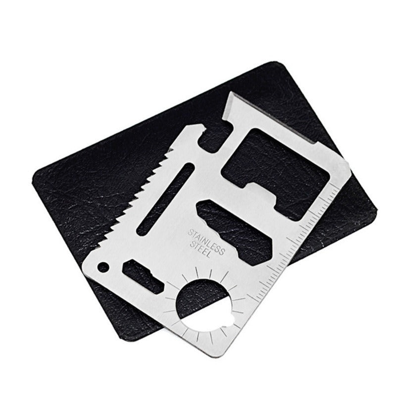 The Xenova™ Ultra Card Knife by Camel Mountain – 11-in-1 Stainless Steel Pocket Tool