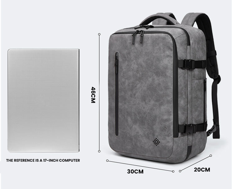 The Auronis™ Plus Backpack by Camel Mountain – 35L, Fits Up to 17" Laptop