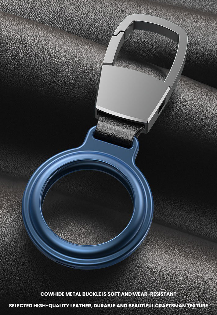 The Axynis™ Luxe Apple Airtag by Camel Mountain – Ultra Slim, Metal Keychain Case