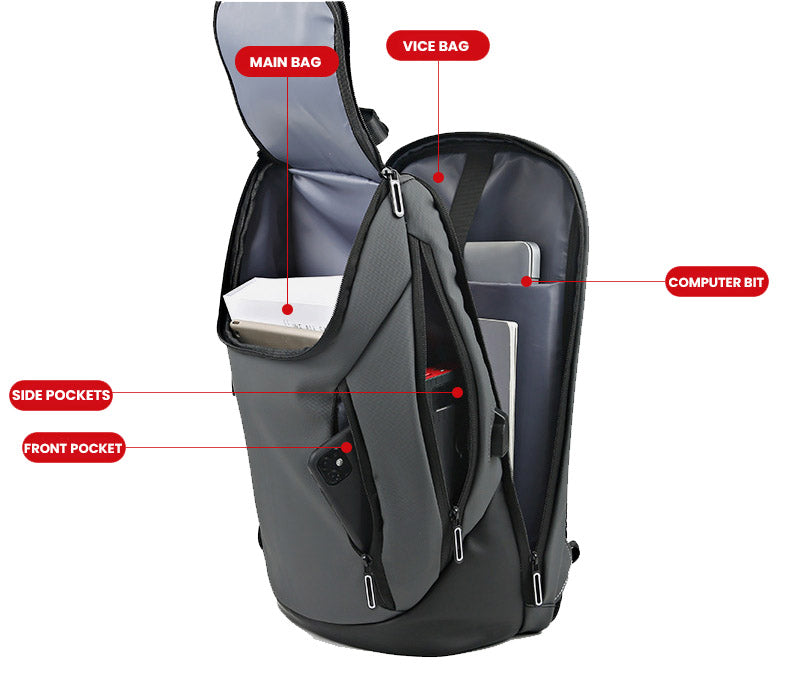 The Voltra™ ProX Backpack by Camel Mountain – 35L, Fits Up to 15.6" Laptop