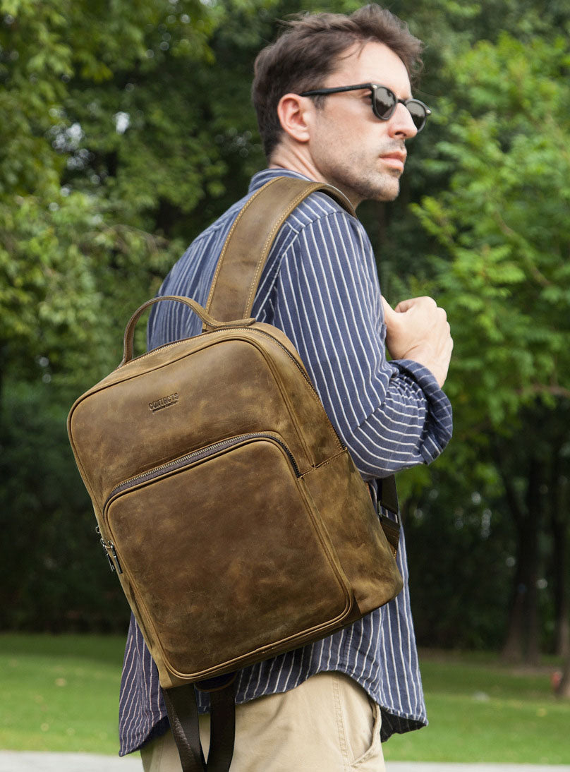 The Talionis™ Ultra Backpack by Camel Mountain – 35L, Fits 14" Laptop