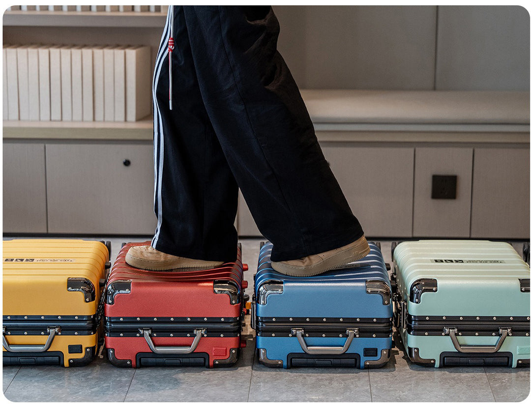 The Draynor™ Luxe Suitcase by Camel Mountain – Available in 20", 22", 24", and 26"