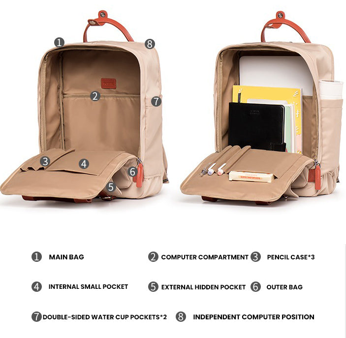 The Falion™ Plus Backpack by Camel Mountain – 15L, Fits Up To 16" Laptop