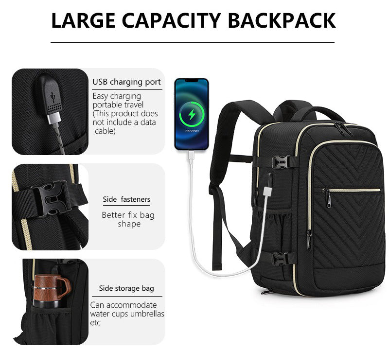 The Vexor™ ProX Backpack by Camel Mountain –  35L, Fits Up To 16" Laptop