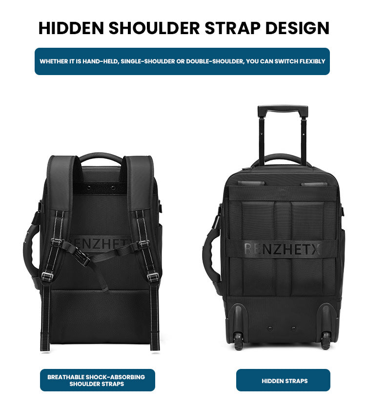 The Nexa™ Turbo Vacuum Backpack by Camel Mountain – 55L, Fits Up To 17" Laptop