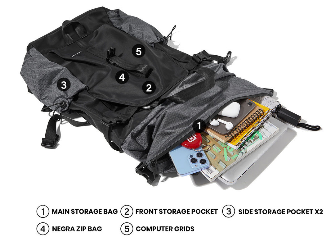The Zolara™ Plus Backpack – Fits Up to 16" laptop and 35L by Camel Mountain