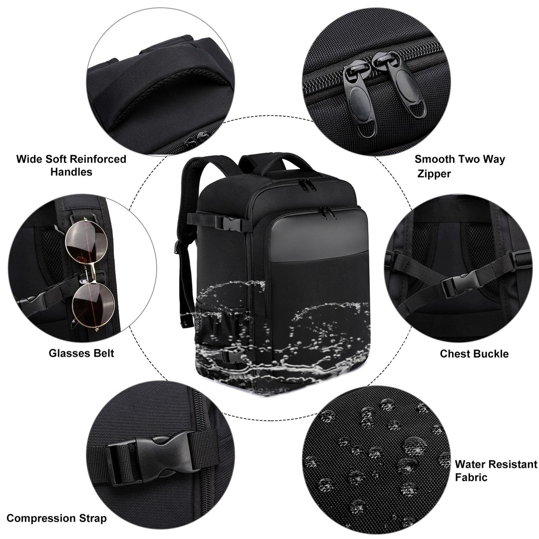 The Zyphron™ Elite Backpack by Camel Mountain –  35L, Fits Up To 16" Laptop