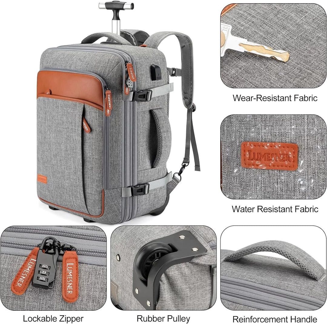 The Solenor™ Advanced Backpack by Camel Mountain – 40L, Fits Up To 17" Laptop