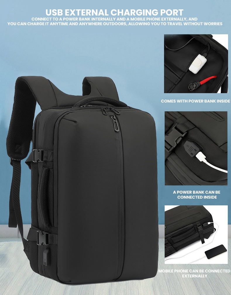 The Ytrion™ Advanced Vacuum Backpack by Camel Mountain –  45L, Fits Up To 16" Laptop