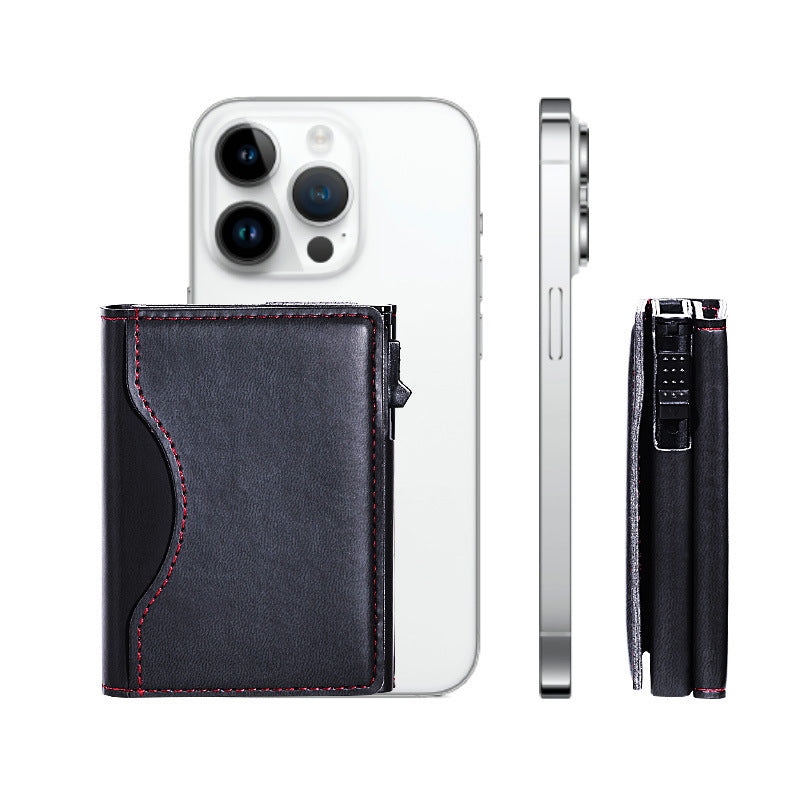 The Vaelix™ Prime Wallet by Camel Mountain – RFID Leather Magnetic Wallet