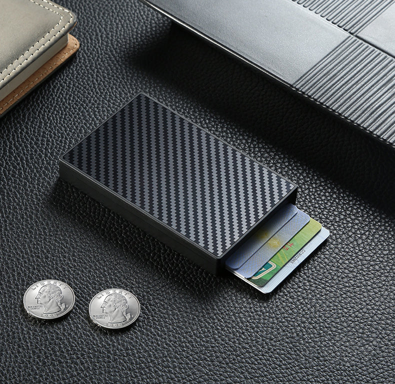 The Qyros™ Platinum Wallet by Camel Mountain – 0.09L, Slim RFID-Blocking Card Holder