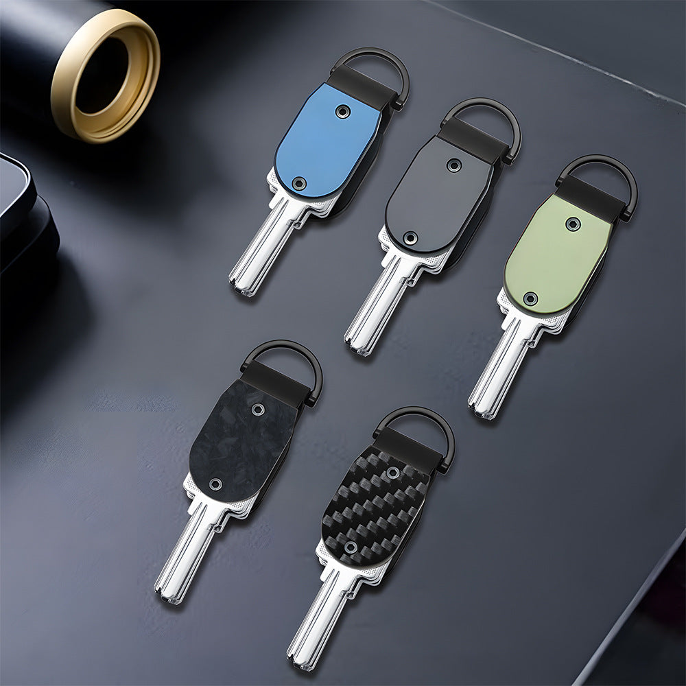 The Drelthion™ Elite Keychain by Camel Mountain – Compact Aluminum Key Organizer