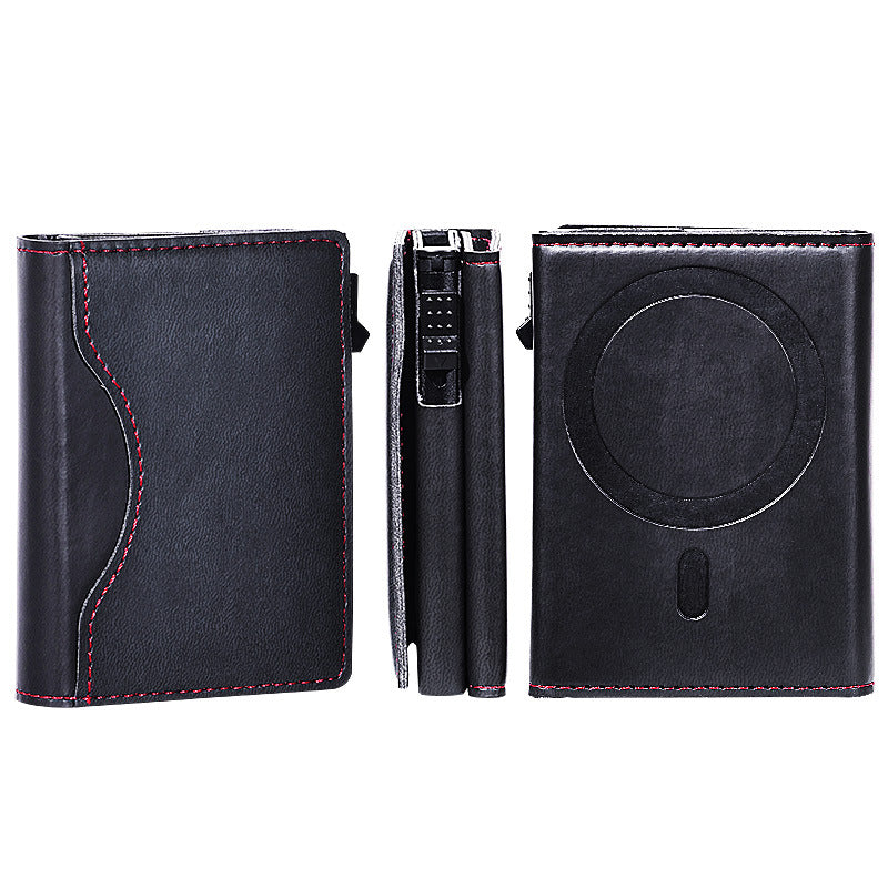 The Vaelix™ Prime Wallet by Camel Mountain – RFID Leather Magnetic Wallet