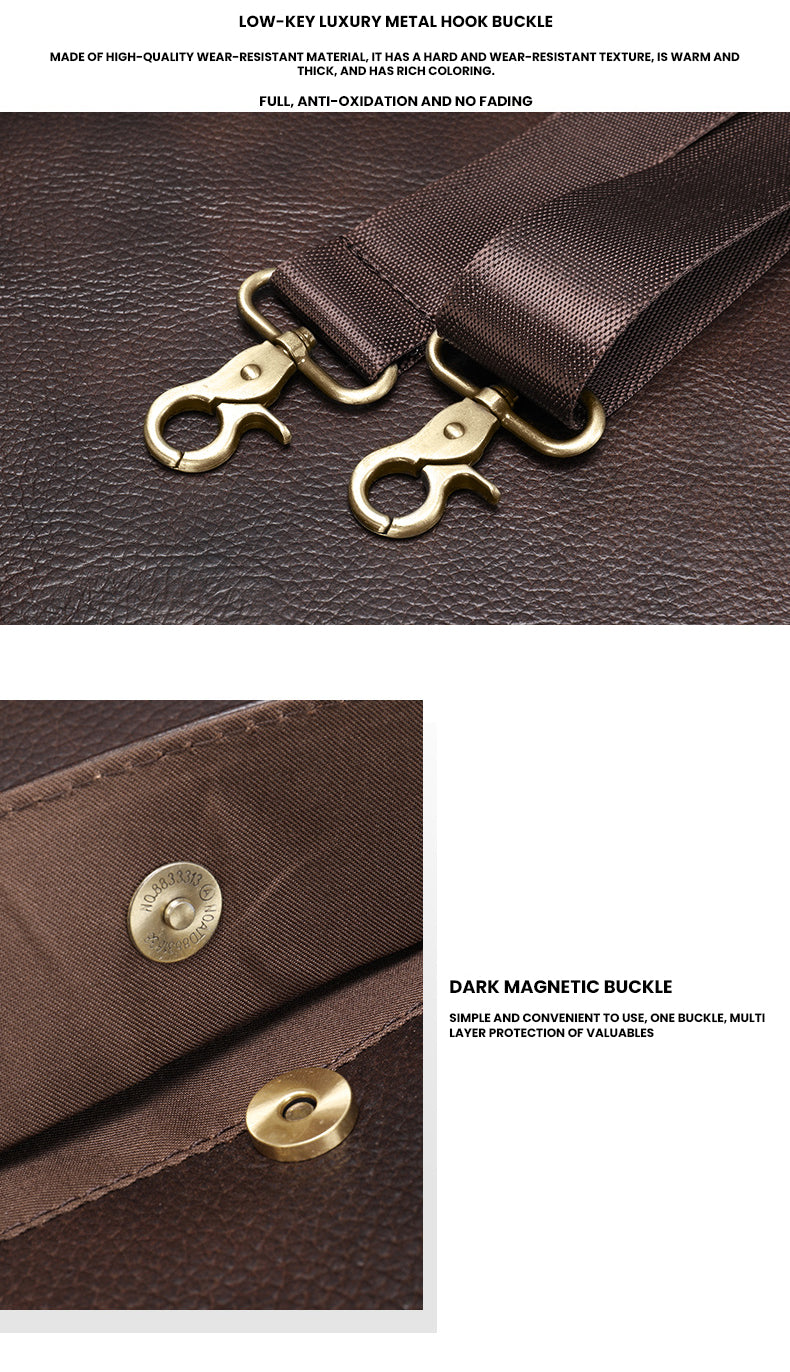 The Quirvex™ Prestige Bag by Camel Mountain – 6L, Fits 14" Laptop