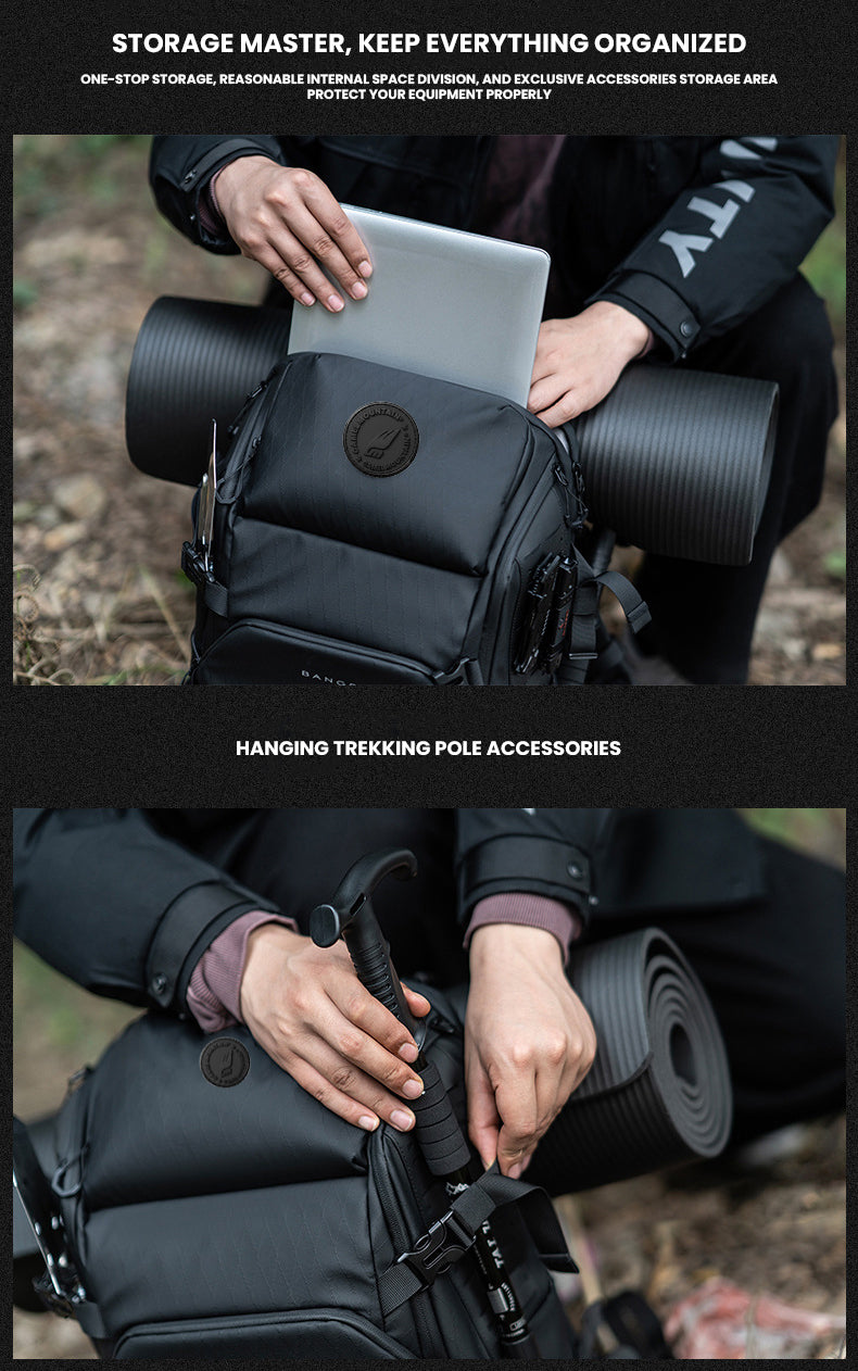 The Zorynix™ Prime Backpack by Camel Mountain – 35L, Fits 16" Laptop