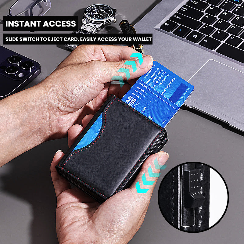 The Vaelix™ Prime Wallet by Camel Mountain – RFID Leather Magnetic Wallet
