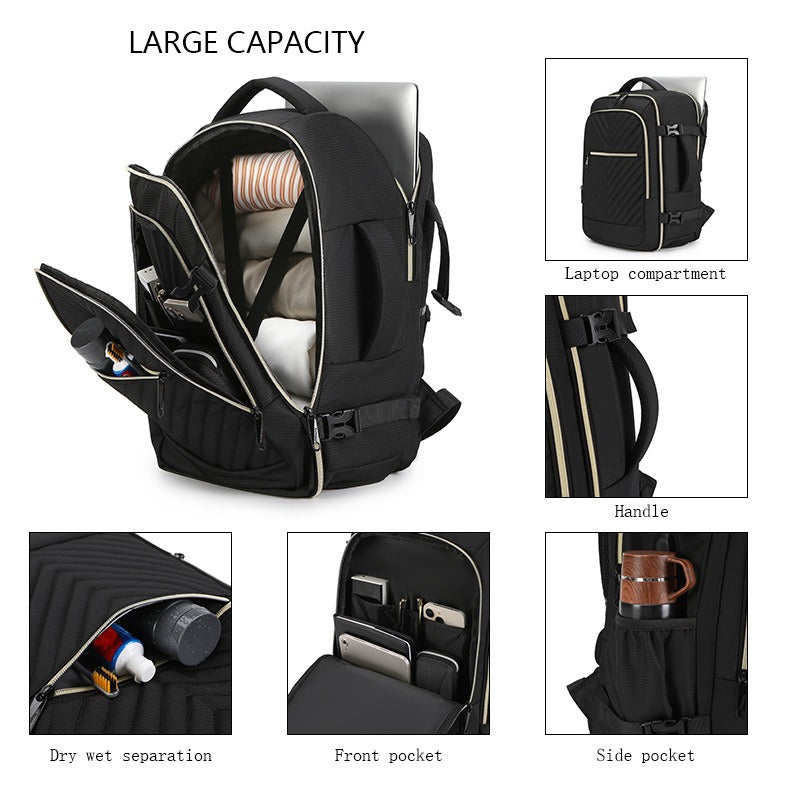 The Vexor™ ProX Backpack by Camel Mountain –  35L, Fits Up To 16" Laptop