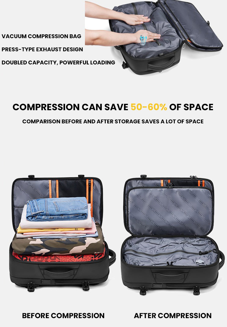 The Warrior™ Elite Backpack by Camel Mountain – 35L, Fits Up to 16" Laptop