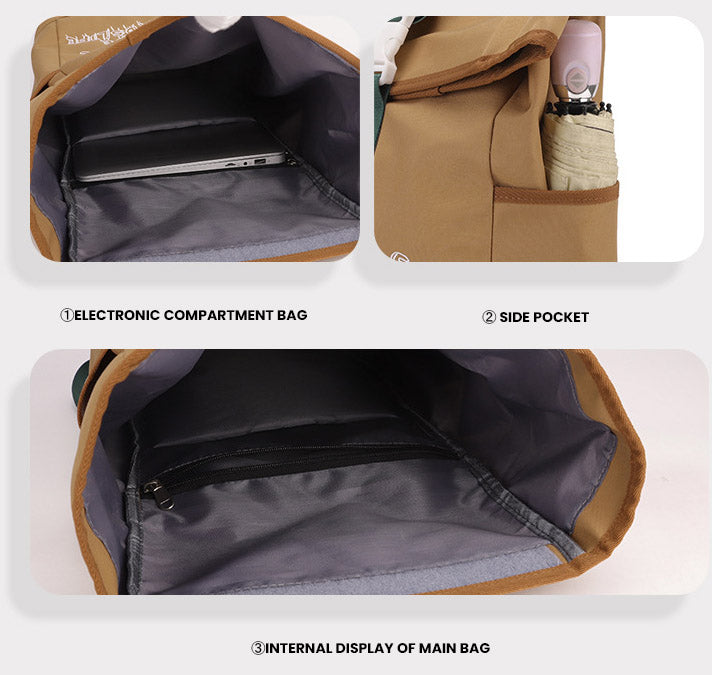 The Tempra™ Turbo Backpack by Camel Mountain – 35L, Fits 16" Laptop