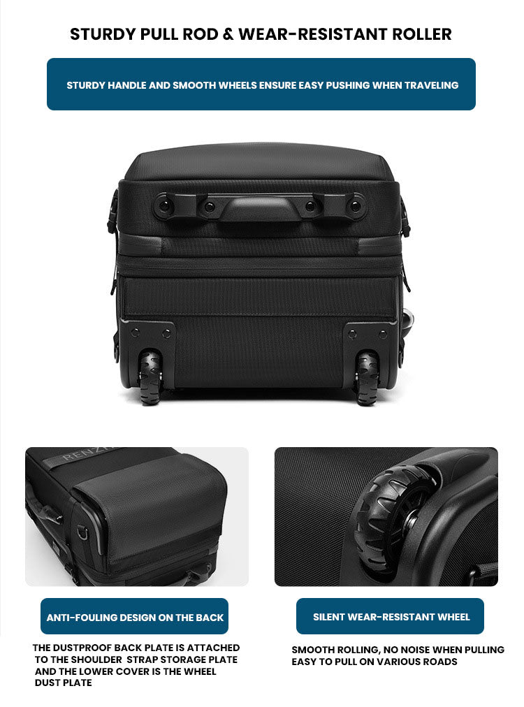 The Nexa™ Turbo Vacuum Backpack by Camel Mountain – 55L, Fits Up To 17" Laptop