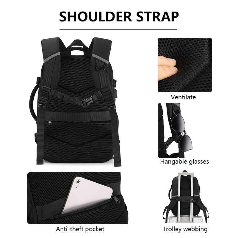 The Vexor™ ProX Backpack by Camel Mountain –  35L, Fits Up To 16" Laptop