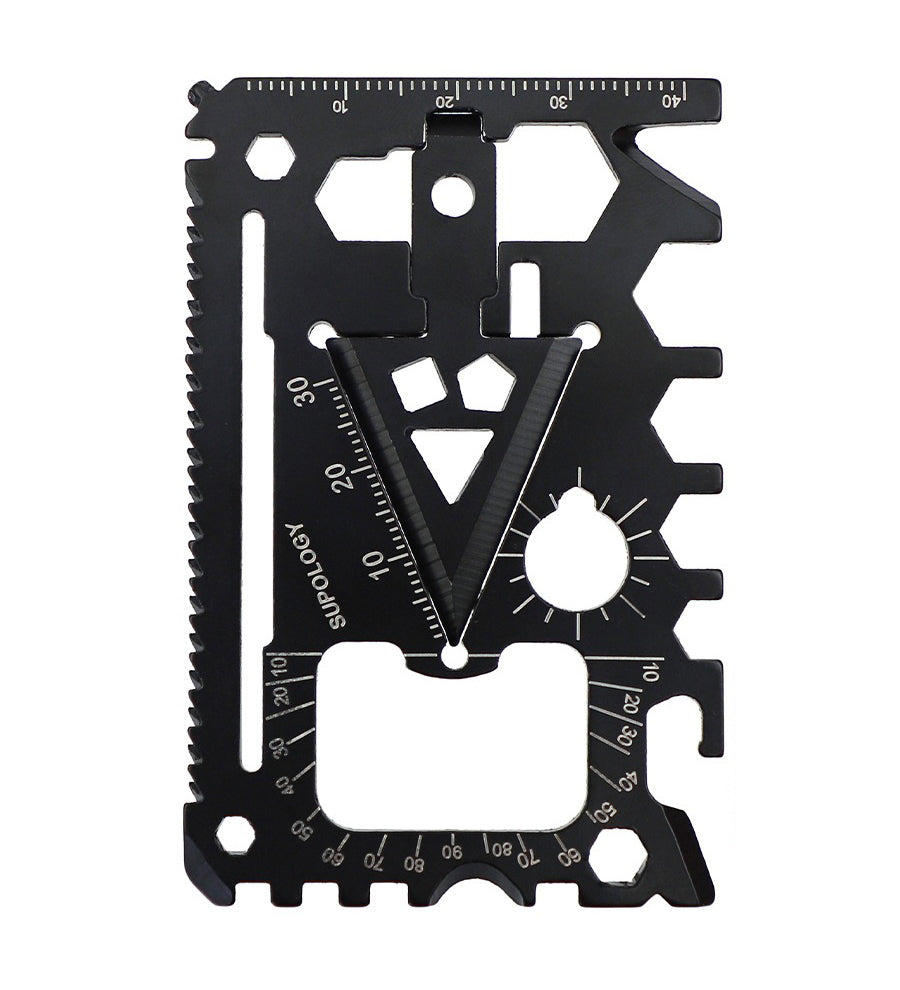 The Altirion™ Max Card Knife by Camel Mountain - 18-in-1 Multi-Tool Card That Fits in Your Wallet