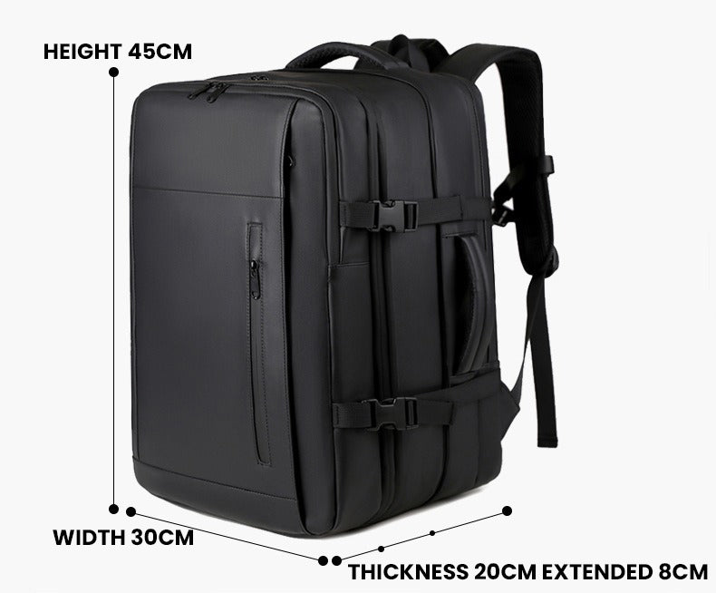 The Valtrex™ ProX Backpack by Camel Mountain –  35L, Fits Up To 16" Laptop