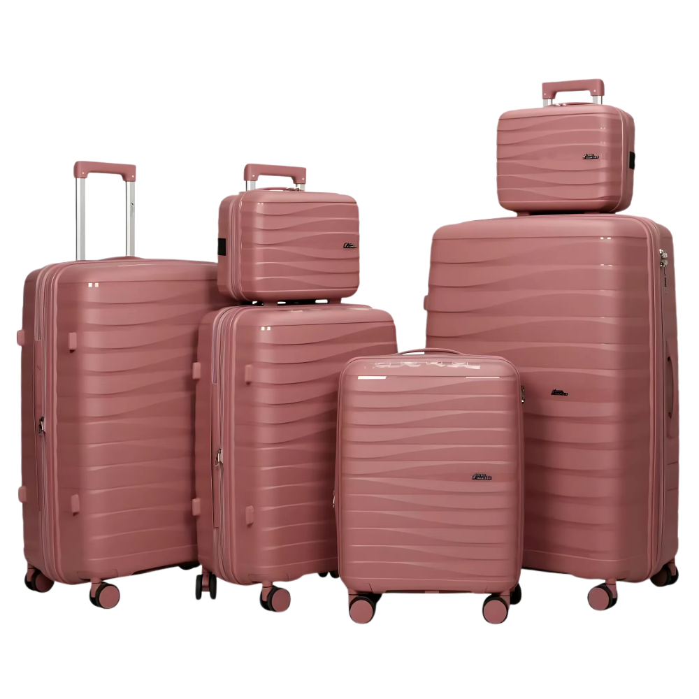 Camel Mountain® ABLE Set 6 (14", 14", 20", 24", 28", 32") – Total Control from Vanity to Voyage
