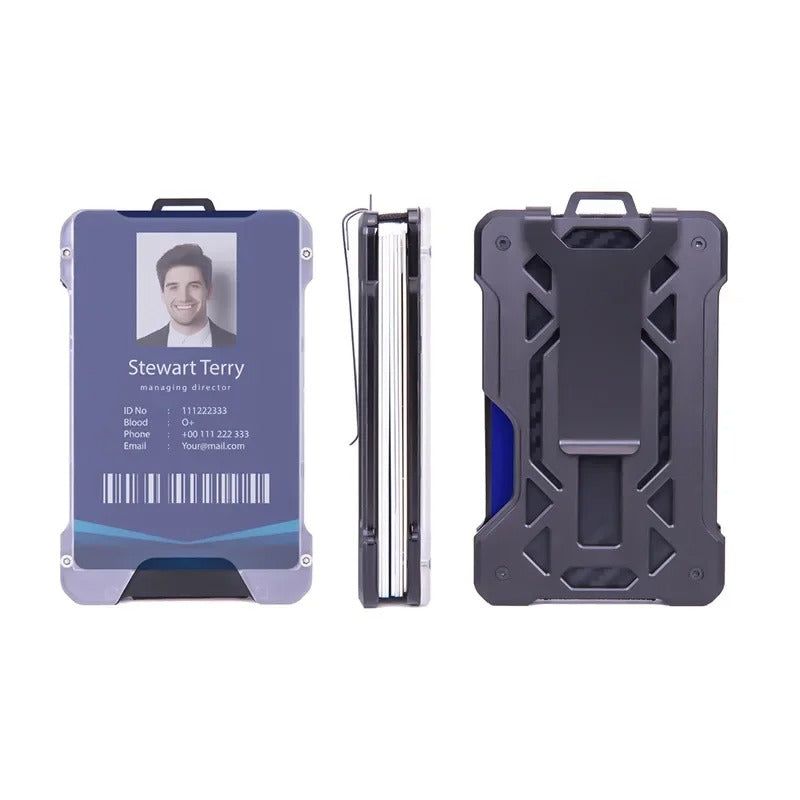 The Stromis™ Elite Wallet by Camel Mountain – RFID Secure Aluminum ID Card Holder
